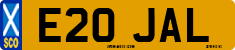 License plate of the United Kingdom, 1983 year system