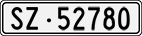 License plate of Switzerland, Cars