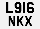 License plate of the United Kingdom, 1983 year system