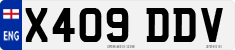 License plate of the United Kingdom, 1983 year system