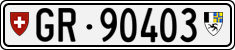 License plate of Switzerland, Cars