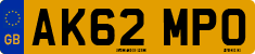 License plate of the United Kingdom, 2001 year system