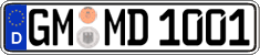 German license plate, Regular plates