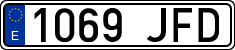 License plates of Spain, Ordinary (2000)