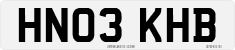 License plate of the United Kingdom, 2001 year system