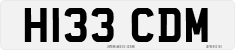 License plate of the United Kingdom, 1983 year system