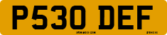 License plate of the United Kingdom, 1983 year system