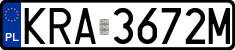 License plates of Poland, Regular car plates