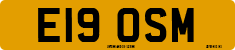 License plate of the United Kingdom, 1983 year system