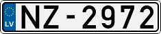 License plate of Latvia, Regular car plates
