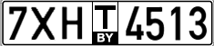 License plate Belarus, Transit plates (2004)