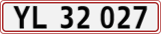 License plate of Denmark, Regular plates