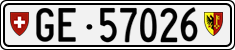 License plate of Switzerland, Cars