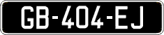 French license plate, SIV (oldtimers)