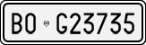 License plate of Italy, Cars (1927 year series)