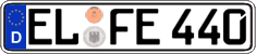 German license plate, Regular plates
