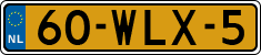 License plate of the Netherlands, Trailers