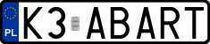 License plates of Poland, Vanity Plates