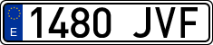 License plates of Spain, Ordinary (2000)