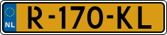 License plate of the Netherlands, Cars