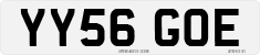 License plate of the United Kingdom, 2001 year system