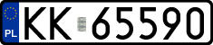 License plates of Poland, Regular car plates