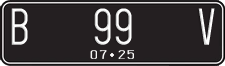 License plate of Indonesia, Regular plates