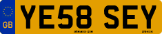 License plate of the United Kingdom, 2001 year system