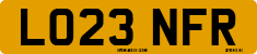 License plate of the United Kingdom, 2001 year system