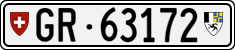 License plate of Switzerland, Cars