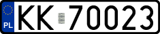License plates of Poland, Regular car plates