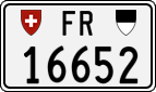 License plate of Switzerland, Cars