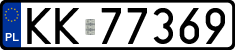 License plates of Poland, Regular car plates