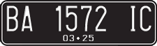 License plate of Indonesia, Regular plates