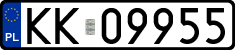 License plates of Poland, Regular car plates