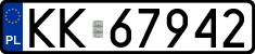 License plates of Poland, Regular car plates
