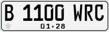 License plate of Indonesia, Regular plates