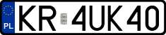 License plates of Poland, Regular car plates