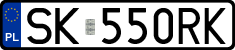 License plates of Poland, Regular car plates