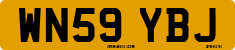 License plate of the United Kingdom, 2001 year system