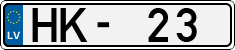 License plate of Latvia, Regular car plates
