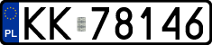 License plates of Poland, Regular car plates