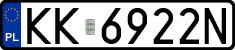 License plates of Poland, Regular car plates