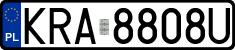 License plates of Poland, Regular car plates