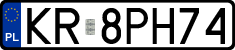 License plates of Poland, Regular car plates