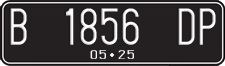 License plate of Indonesia, Regular plates