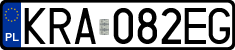 License plates of Poland, Regular car plates