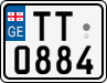License plate of Georgia, Motorcycles (2014)