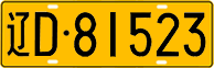License plate of China, Trucks and buses