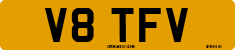 License plate of the United Kingdom, 1983 year system